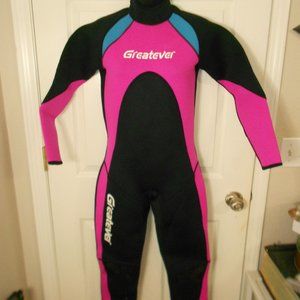 Greatever Wetsuit  Women,  3mm Neoprene Full Body Small